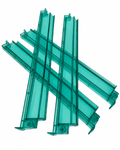 Mahjong Rack and Pusher Set-Green