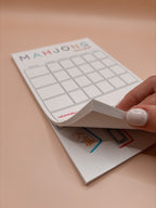 Mahjong Score Card Pad, 50 pages