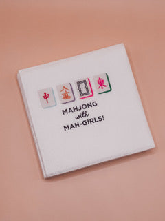 Mahjong with MAH-Girls! Cocktail Napkins