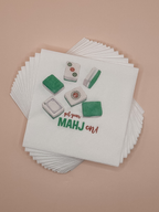 Get Your Mahjong-on! cocktail napkins