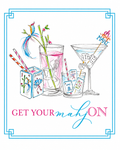 Cocktail Napkins-Get your Mahj-0n
