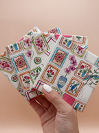 Mahjong Tile Ceramic Coasters, Set 4