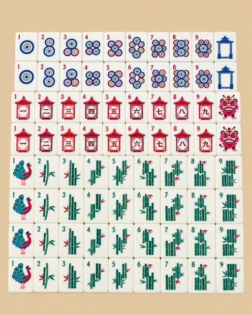American Mahjong Tile Set- Watermelon Green