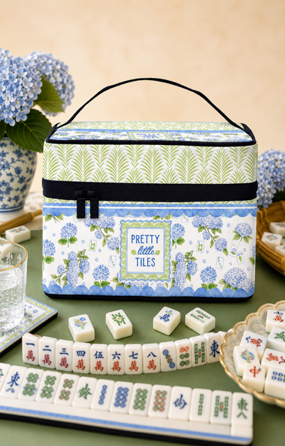 Hydrangea Tile Storage Bag