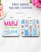 Mahj on and on and on coasters, 20 per pack