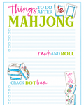 Thing to do after Mahjong pad